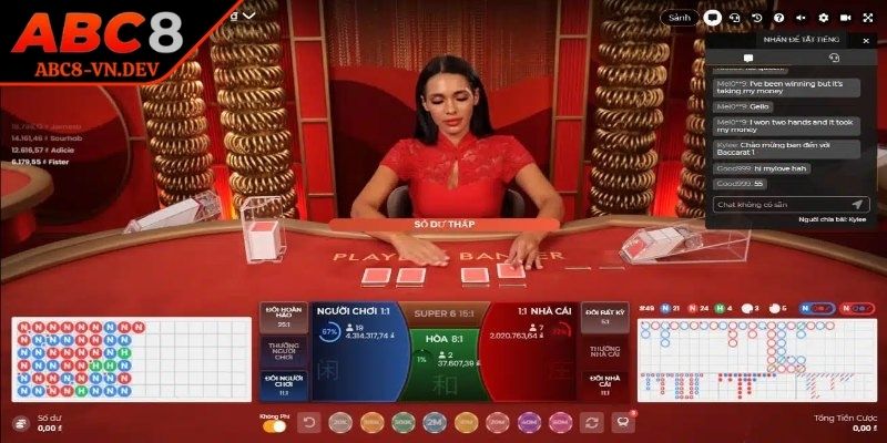 Baccarat ABC8 - Kỹ Năng Chơi Và Bí Kíp Thắng Bền Vững 1 Thông tin chung về ván bài baccarat tại nhà cái
